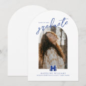 ヒルベルト大学卒業式 招待状 (正面/裏面)