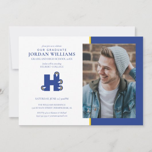 ヒルベルト大学卒業式 案内状 (正面)