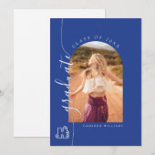 ヒルベルト大学卒業式 案内状 (正面/裏面)