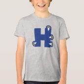 ヒルベルト大学 H トライブレンドＴシャツ (正面)