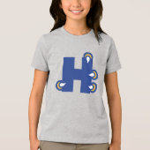 ヒルベルト大学 H トライブレンドＴシャツ (正面)