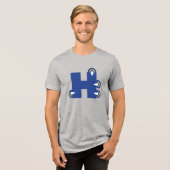 ヒルベルト大学 H トライブレンドＴシャツ (正面全面)