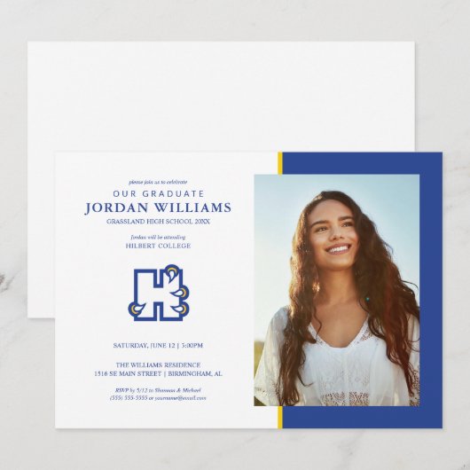 ヒルベルト大学 H 案内状 (正面/裏面)