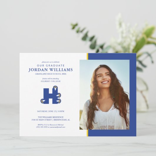 ヒルベルト大学 H 案内状 (スタンド正面)