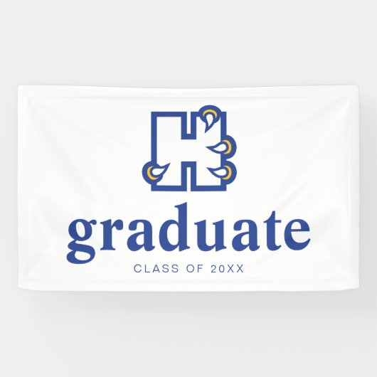 ヒルベルト大学 H 横断幕 (横)