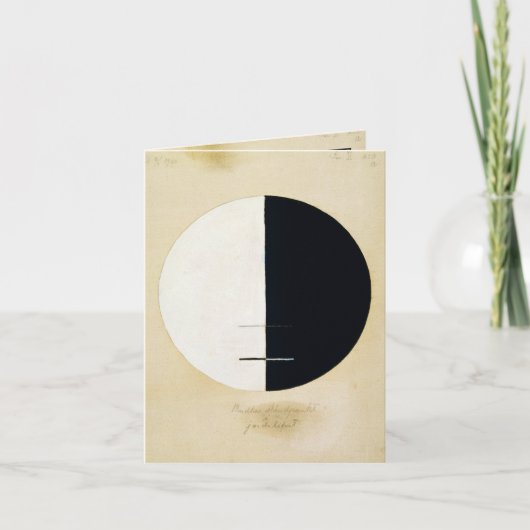 ヒルマによる地上生活における仏の視点 サンキューカード (正面)