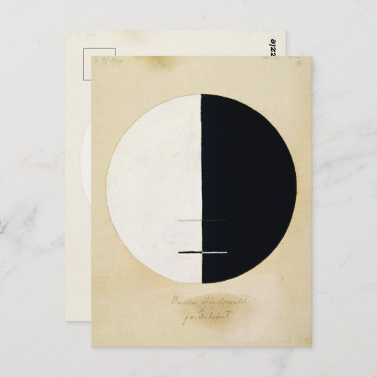 ヒルマによる地上生活における仏の視点 ポストカード (正面/裏面)