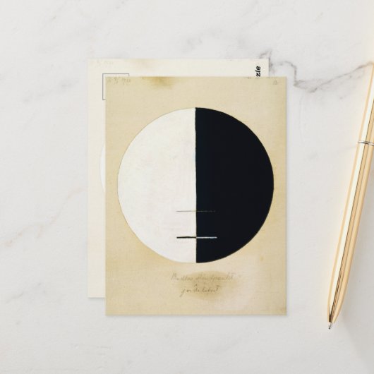 ヒルマによる地上生活における仏の視点 ポストカード (正面/裏面インサイチュ)