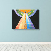 ヒルマアフクリントアルタルピースNo 1 キャンバスプリント (インサイチュ (ウッドフロア))