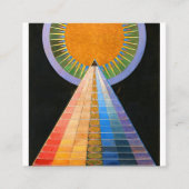 ヒルマアフクリントアルタルピースNo 1 スクエア名刺 (正面)