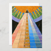 ヒルマアフクリントアルタルピースNo 1 招待状 (正面/裏面)