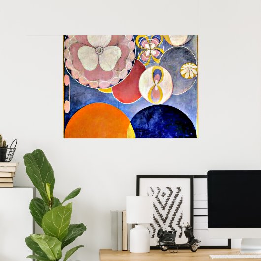 ヒルマアフクリント – デティオストルスタ,バルナアルタン ポスター (ホームオフィス)