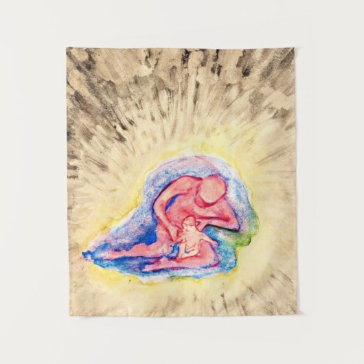 ヒルマアフクリント-母子 タペストリー (正面)