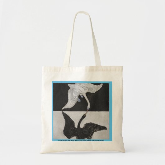 ヒルマフクリント抽象芸術アートトートバッグ トートバッグ (正面)