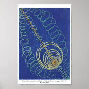 ヒルマフクリント抽象芸術アート ポスター