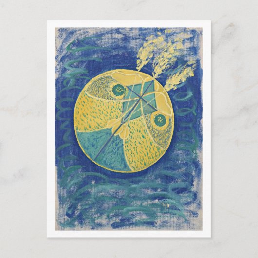 ヒルマフクリント抽象芸術アート ポストカード (正面)