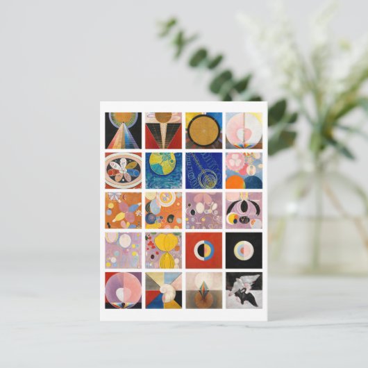 ヒルマフクリント絵画コレクション ポストカード (スタンド正面)