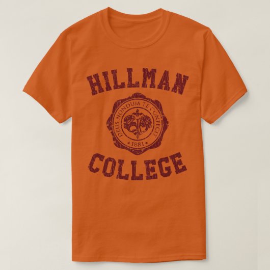 ヒルマンカレッジ1881 Tシャツ (デザイン正面)