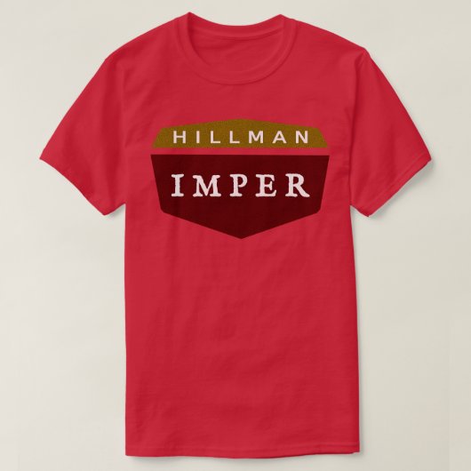 ヒルマンImp Imper 1960年代イギリスクラシック車 Tシャツ (デザイン正面)