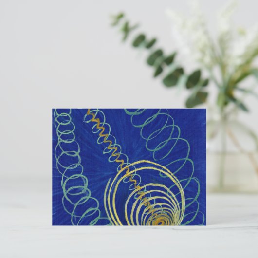 ヒルマ・アフ・クリントの『原始的カオス』 ポストカード (スタンド正面)