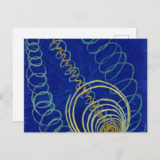 ヒルマ・アフ・クリントの『原始的カオス』 ポストカード (正面/裏面)