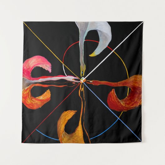 ヒルマ・アフ・クリント - 白鳥第7号 タペストリー (正面)