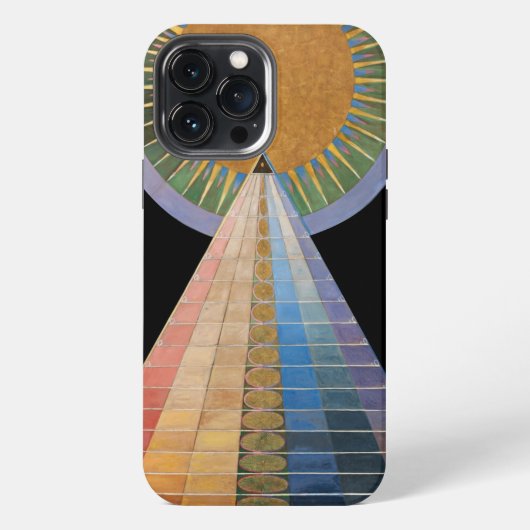 ヒルマ・アフ・クリント - 祭壇画 iPhoneケース (裏面)
