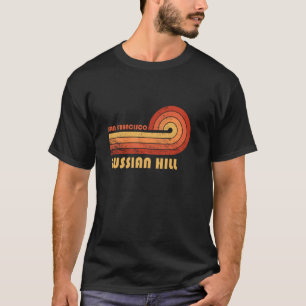ヒルロシアのサンフランシスコカリフォルニアレトロヴィンタグ Tシャツ