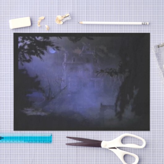 ヒル幽霊のよく出るハウスティッシュペーパー 薄葉紙 (クラフト)