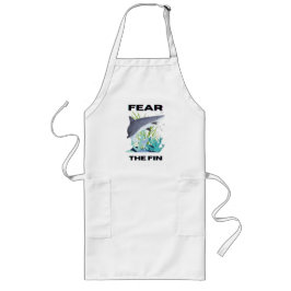ヒレザメを恐れる ロングエプロン