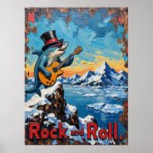 ヒレ味のシェレッド、冬の海 ポスター (正面)