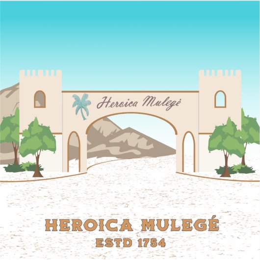 ヒロイカムレジェバハカリフォルニアシュルメキシコ シール (正面)