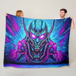 ヒロイックサイバーパンクヴィーベ フリースブランケット