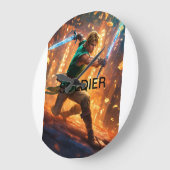 ヒロイックソルジャーアートクロック ラージ壁時計 (傾斜)