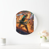 ヒロイックソルジャーアートクロック ラージ壁時計 (ホーム)