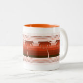 ヒロハワイアンパームストロピカルマグズ ツートーンマグカップ (正面右)