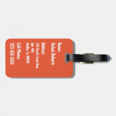 ヒロハワイアンパームズカスタマイズ可能な荷物タグ ラゲッジタグ (裏面横)