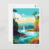 ヒロハワイアートヴィンテージ名物トラベルプレイス ポストカード (正面/裏面)