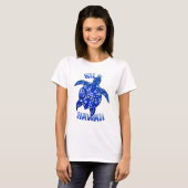 ヒロハワイバケーショントライバルカメ Tシャツ (正面フル)