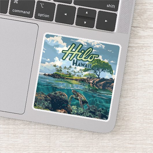 ヒロハワイビッグアイランドカメビーチヴィンテージ シール (詳細)