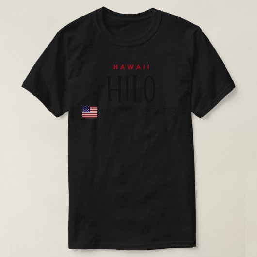 ヒロハワイ統一された州Tシャツ Tシャツ (デザイン正面)