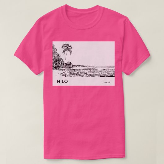 ヒロハワイTシャツ Tシャツ (デザイン正面)