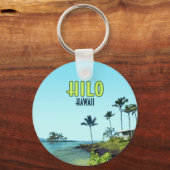 ヒロビッグアイランドハワイビーチヴィンテージ キーホルダー (正面)