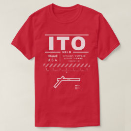 ヒロ国際的空港ITO Tシャツ