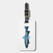 ヒワシー湖ノースカロライナ魚 ラゲッジタグ (正面縦)