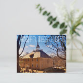 ヒンガム・マサチューセッツ州旧船教会のポストカード ポストカード (スタンド正面)