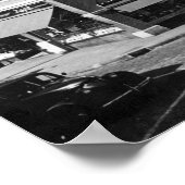 ヒンク建物、モンクレア、ニュージャージー、ヴィンテージ ポスター (角)