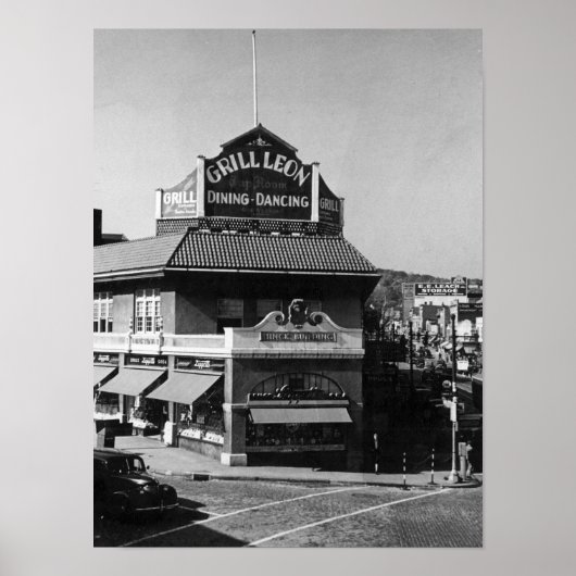 ヒンク建物、モンクレア、ニュージャージー、ヴィンテージ ポスター (正面)