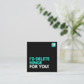 ヒンジを削除 スクエア名刺 (スタンド正面)