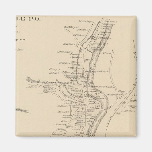 ヒンズデール語PO マグネット (正面)